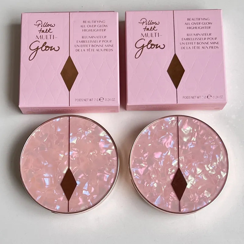 Pink Bronzers Highlighters Diamond Girl Face Makeup Highlighter 2 Colors 7g dream light romance light Long-Lasting Brighten Concealer Top Quality fa