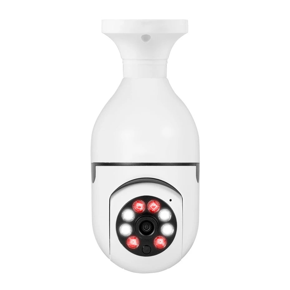 E27 Bulb Wifi Surveillance Camera Wireless Night Vision HD Automatic Human Tracking Security Baby Monitor Zoom Full Color Video