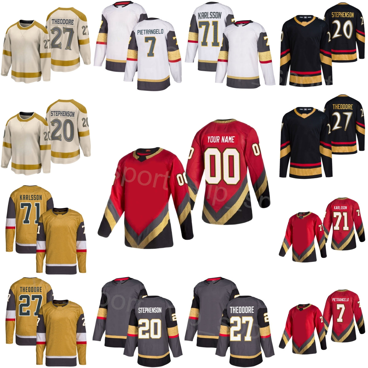 2024 Winter Classic Hockey 61 Mark Stone Jersey Men Kids Women 9 Jack Eichel 20 Chandler Stephenson 81 Jonathan Marchessault 7 Alex Pietrangelo 71 W
