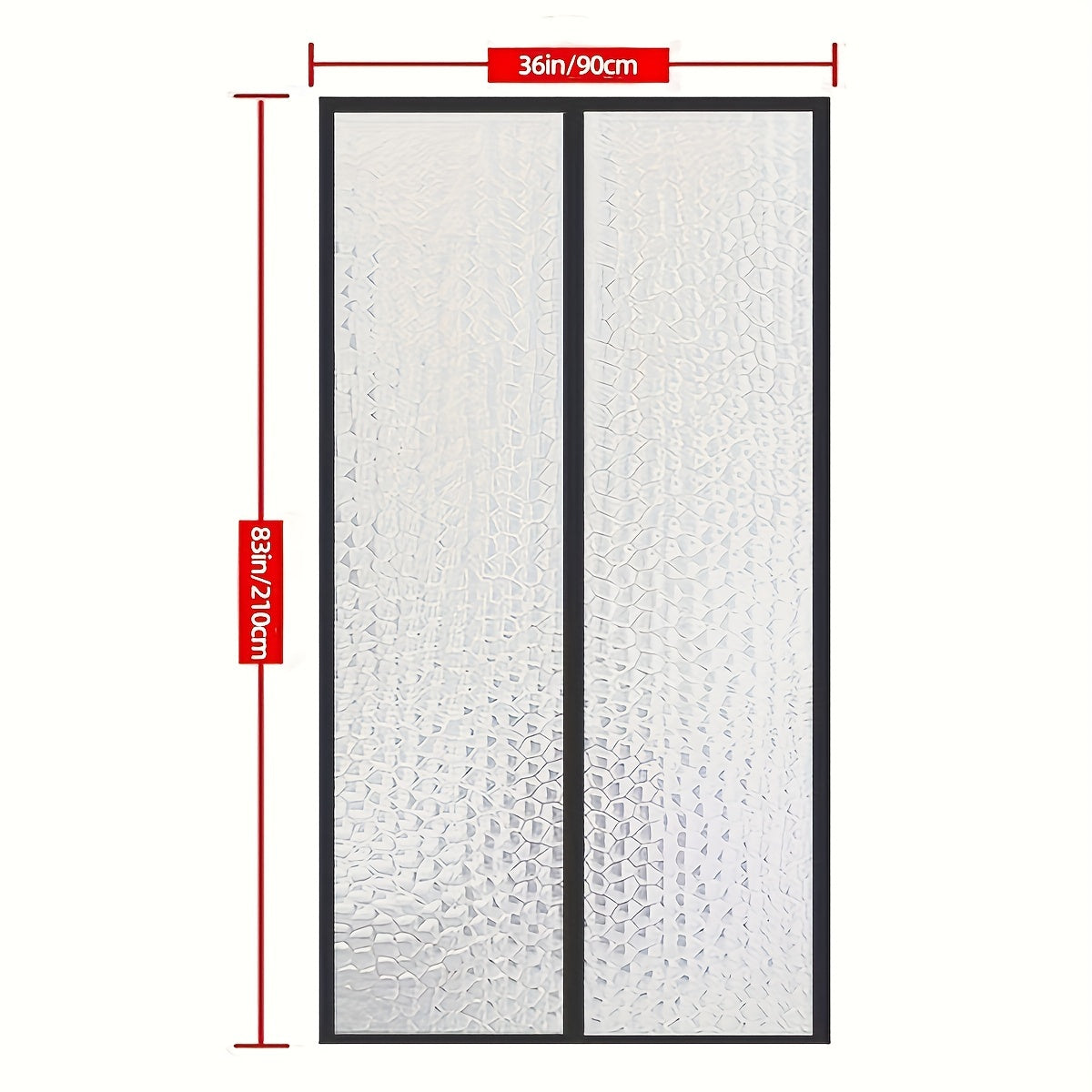 TEMU 1set Magnetic Thermal Insulated Door Curtain Magnet Patio Door Cover Auto Closer Fits Doors Warm In In Summer For Air Conditioner Heater Room
