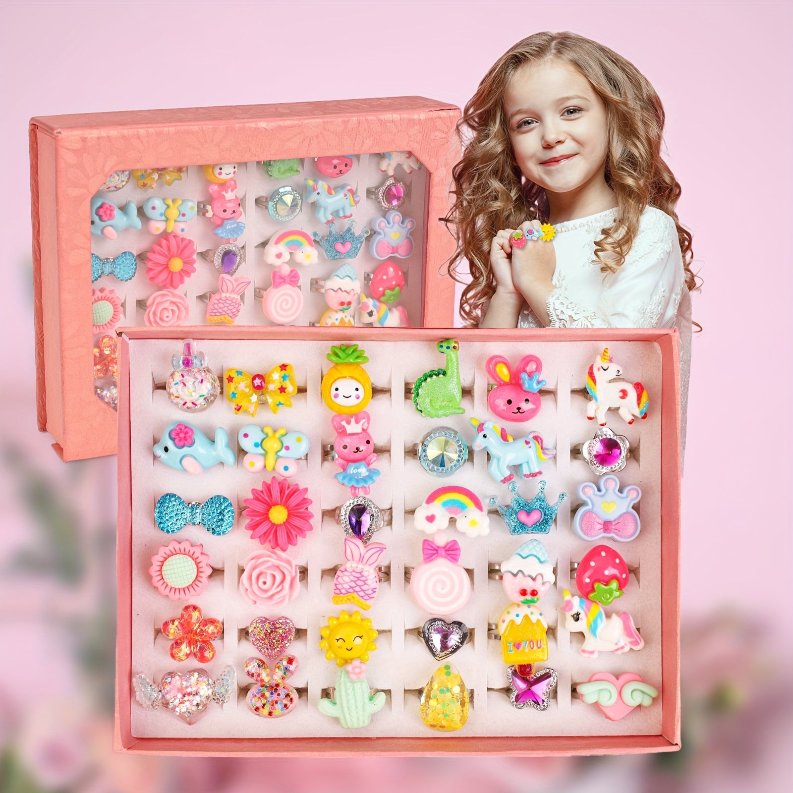 TEMU 36pcs Sets Toys For 3+ Year Old Girls, Multi Pattern, Adjustable, No Duplication, Pretend Play & Dress Up Toys For Little Girl Birthday Gifts,