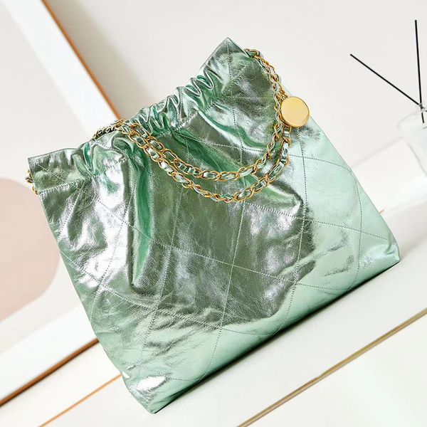 12A All-New Mirror Quality Designer Quilted Tote Bag Small Medium Green Purse Travel Shopping Bag Womens Luxury Handbags Composite Shoulder