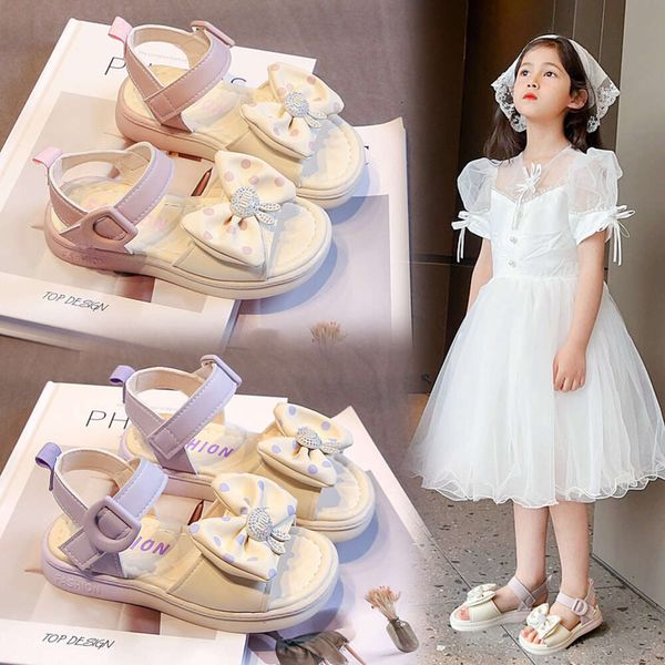 Girls&#039; Bow Sandals Exposed-Toe Princess Shoes Summer Style | Non-Slip Soles