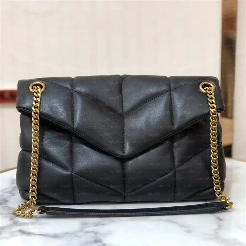 designer purse luxury PUFFER TOY bag Fashion classic flap Cross Body Messenger for Womens Clutch Tote Shoulder Bag strap handbag denim envelope quil