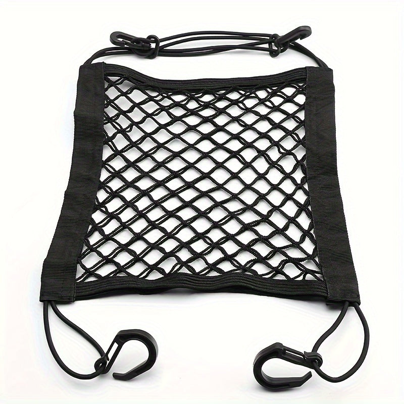 TEMU A Motorcycle Battery Luggage Net, A Helmet Storage Net With Elastic Features For Helmets.