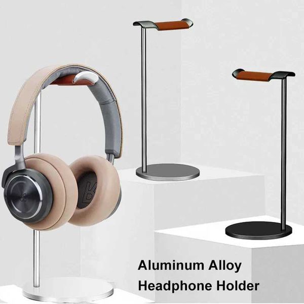 Curved Aluminum Phone Stand Rack Sturdy Metal Gaming set Earphone Holder Hanger with Solid Base for Table Desk Display Y250207