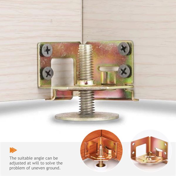 Adjustable Furniture Levelers Set of 4pcs Durable Table Feet for Outdoor Furniture Easy Installation