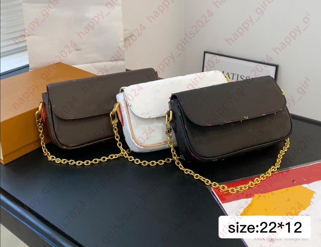 Luxury Designer Crossbody Handbag Wallet Women&#039;s Underarm Shoulder Bag wallet on chain Design Women&#039;s Bag ON CHAIN IVY Handbag Women&#039;