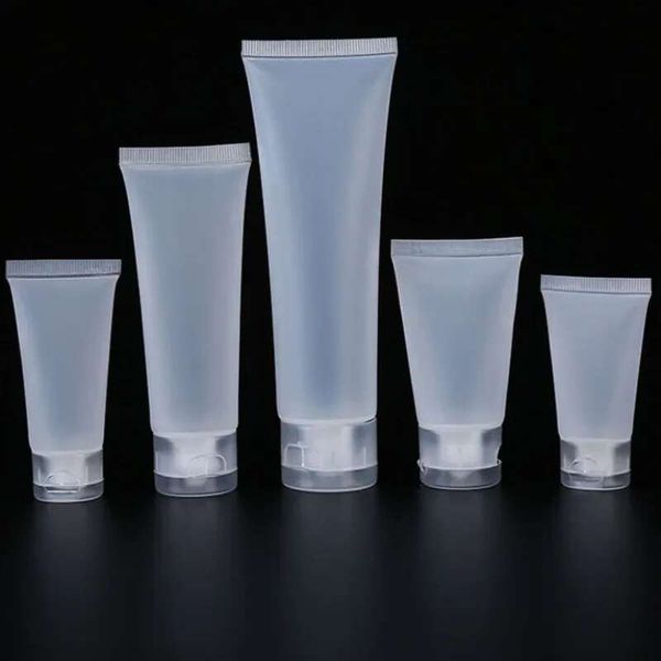 30Pcs-Lot PE Soft Tubes 15Ml 20Ml 30Ml Ml Clear Scrube Cream Tube Facial Cleaner Handcream Container