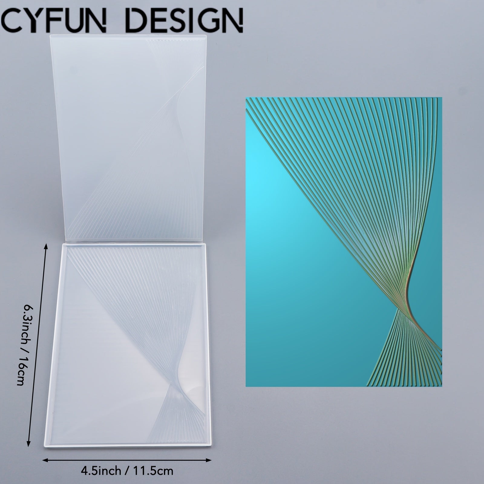 TEMU Design French Twist 3d Embossing Folder - Ideal For Diy Card Making & Scrapbooking, Plastic, Easy-to-use For Paper Crafts