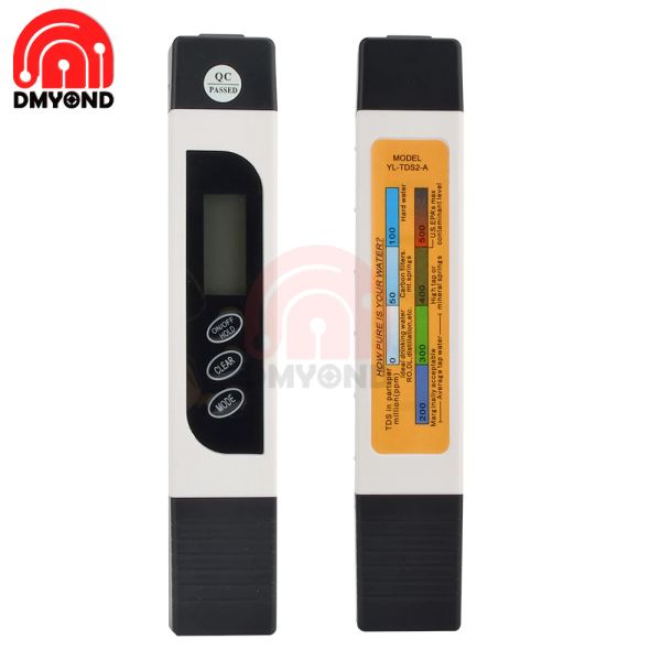 3-in-1 TDS-EC-TEMP Test Pen Water Quality Tester High Accurate Filter Measuring Water Quality Purity Test Tool for Aquarium Pool