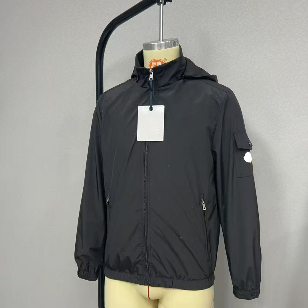 New Fashion Hooded Windbreaker Jacket Women Sun Protection Jacket Zipper Bomber Jacket Autumn Casual Thin Coat Outerwear