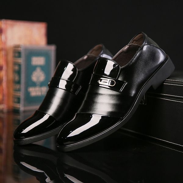 Dress Formal Leather Fashion Wedding Men Business Casual Oxford Shoes nm89 3be0