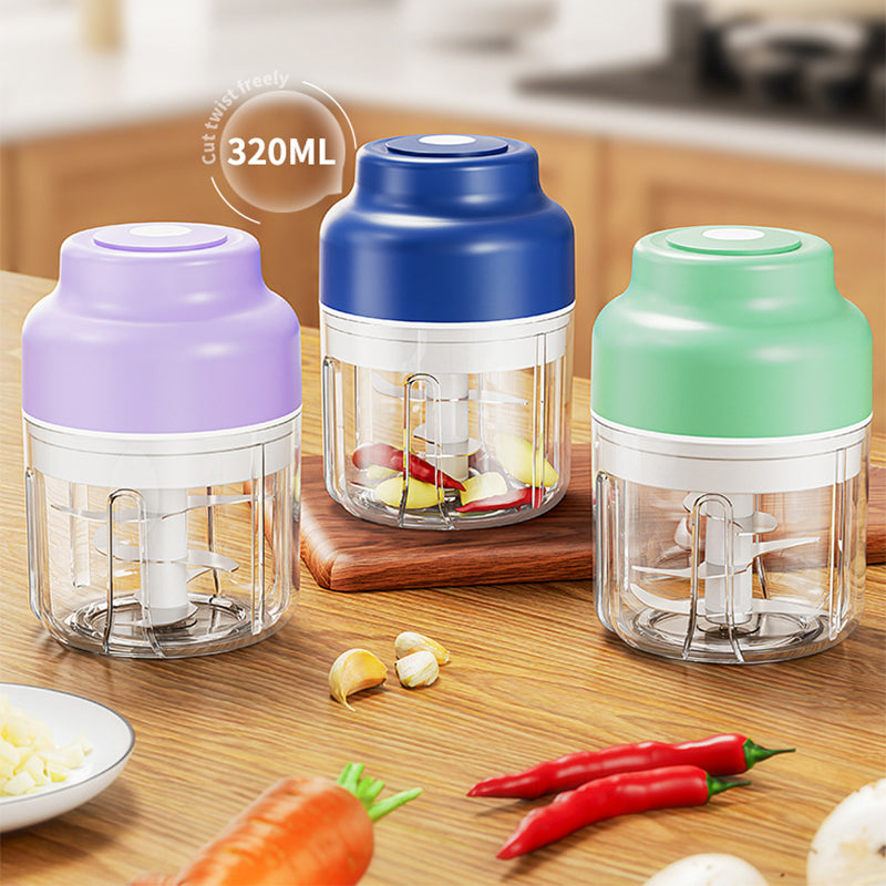 Portable Kitchen Gadget Easy-to-Use Mini Food Processor with Multiple Functionality