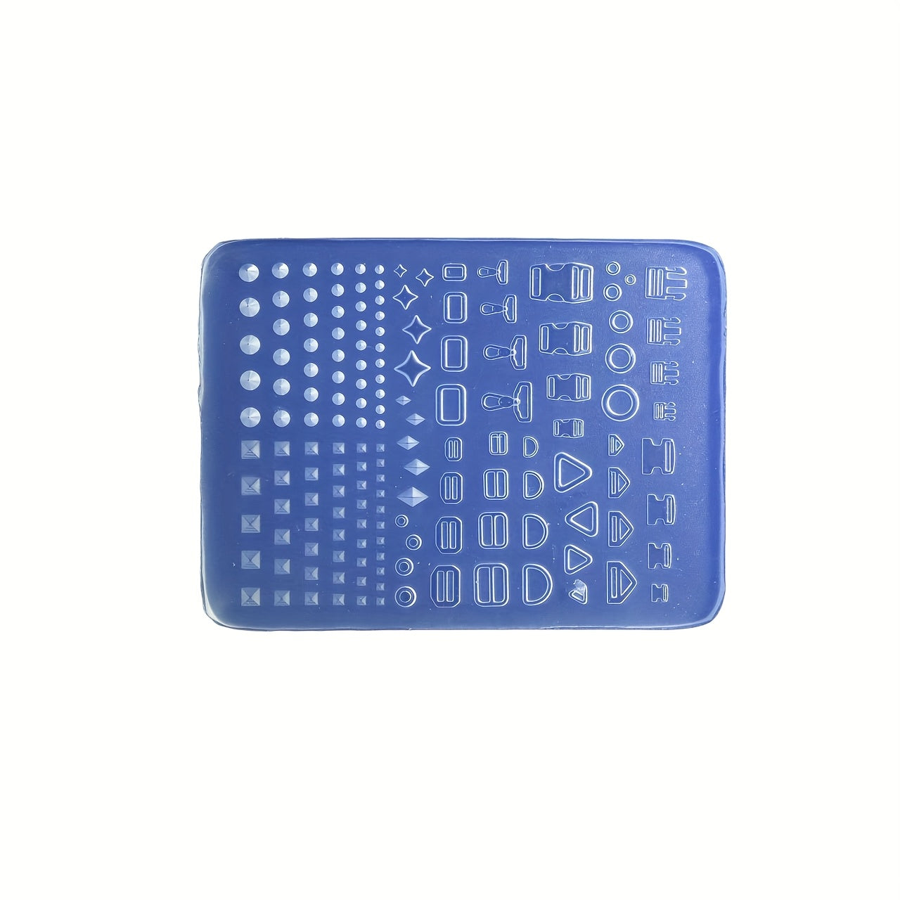 TEMU Rivet Clay Accessory Silicone Mold For Lightweight Clay, Soft Pottery, Resin, Stone, And Jewelry Accessories - High- Silicone Mold