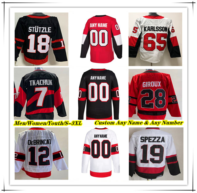 Ottawa Hockey Jersey Brady Tkachuk Tim Stutzle Vladimir Tarasenko Claude Giroux Drake Batherson Thomas Chabot Joonas Korpisalo Jakob Chychrun Josh N
