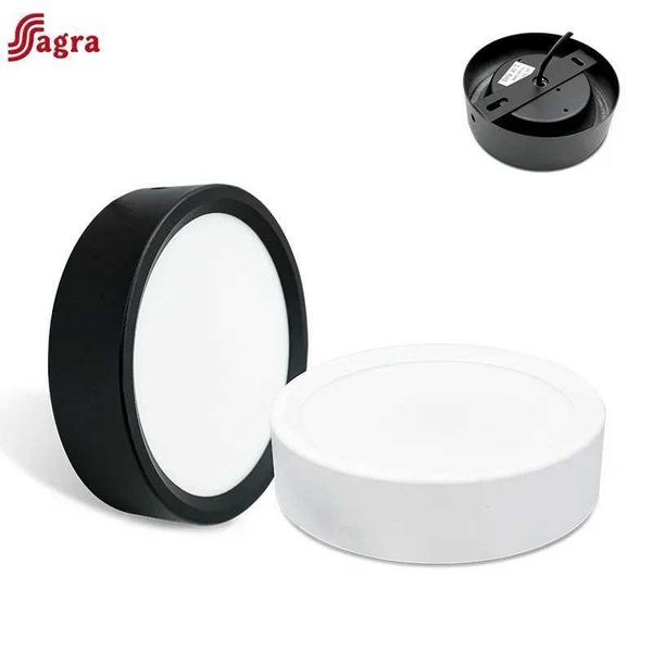 LED tube light AC 220V 9W 12W 15W 18W circular surface mounted spotlight thick aluminum lamp bedroom kitchen tube light CL240830