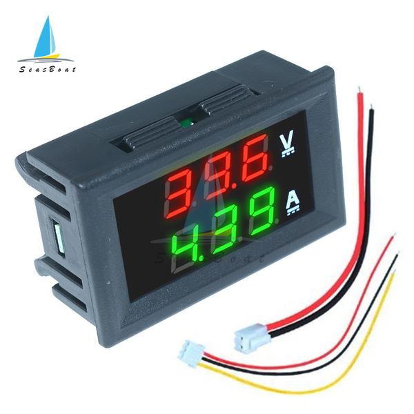 0.56&#039;&#039; 0-100V 10A 50A 100A LED Digital Voltmeter Ammeter Car Motocycle Voltage Current Meter Volt Detector Tester Monitor Panel