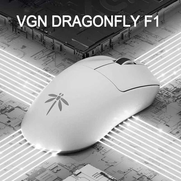 Mice Vgn Dragonfly F1 Pro Max 4k Wireless Mouse Dual-mode Moba Gaming Mouse 2.4G Wired Lightweight E-sports Gaming Mouse Pc-mac Gift H241122