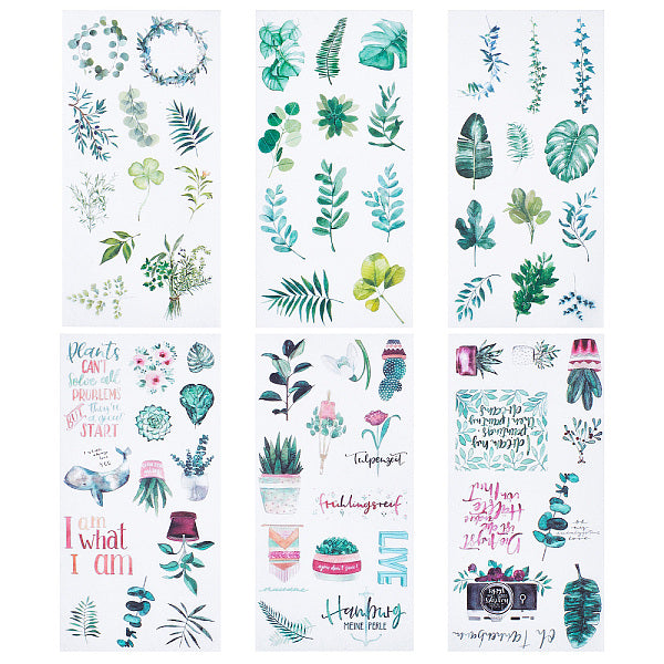 4 ensemble de 2 styles d'autocollants de scrapbooking