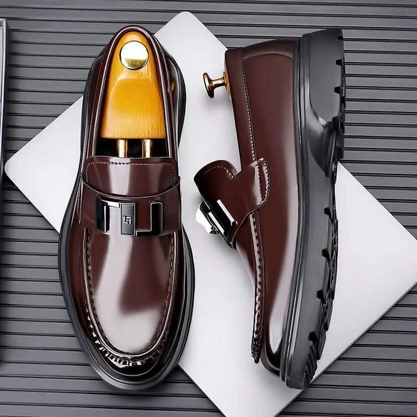 Italian New Mens Casual Shoes Luxury Brand Designer Dress Shoes for Men Formal Shoes High-end Walking Loafers Driving Mocassins Y241121