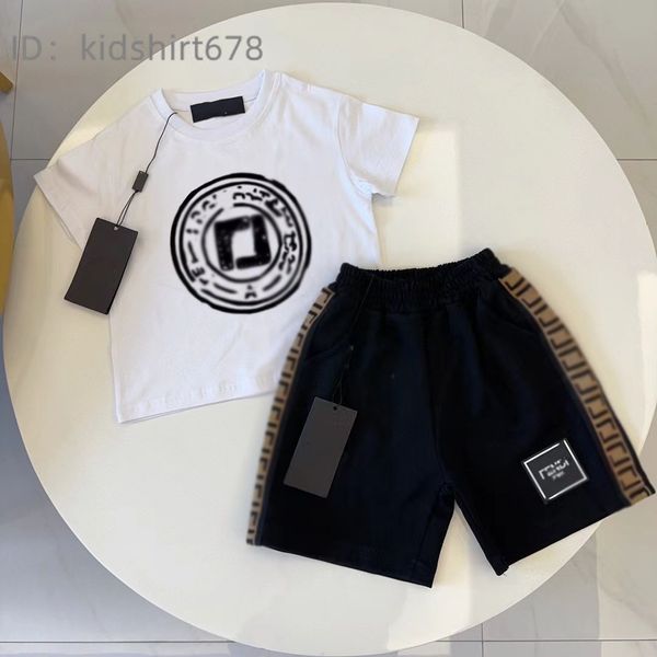 Designer Tshirts Shorts Sets kids Boys Girls Clothing set Clothes Summer Luxury Tracksuit Sportsuit