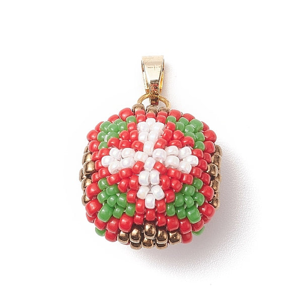 Pendentifs de graines japonaises miyuki faits à la main