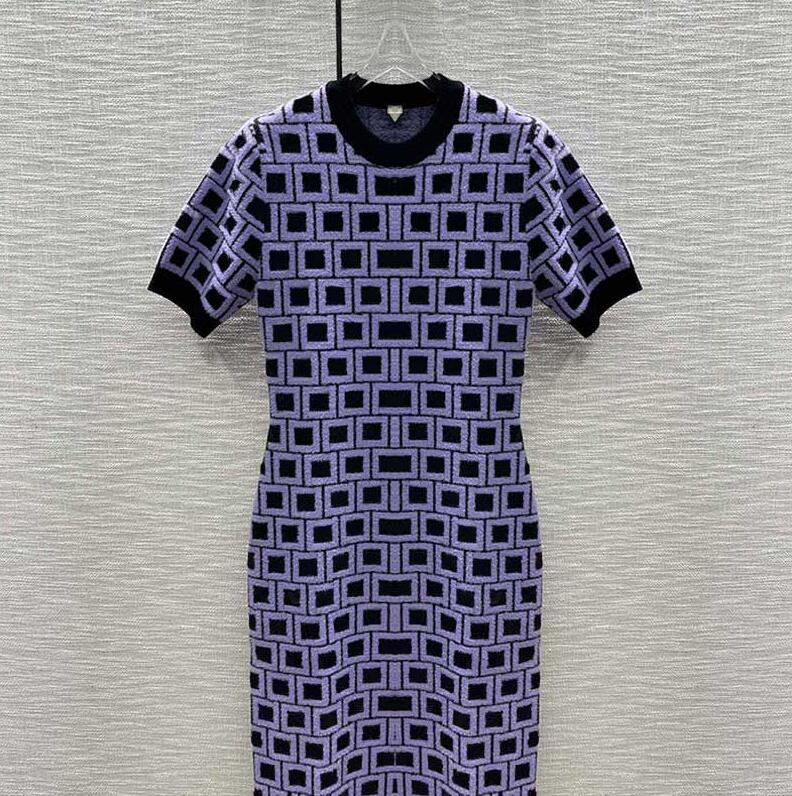 Luxury Women Designer Dresses Spring Autumn Jersey Dress for Lady Skirts Wiinter Clothing Free Size Multi Style Optional