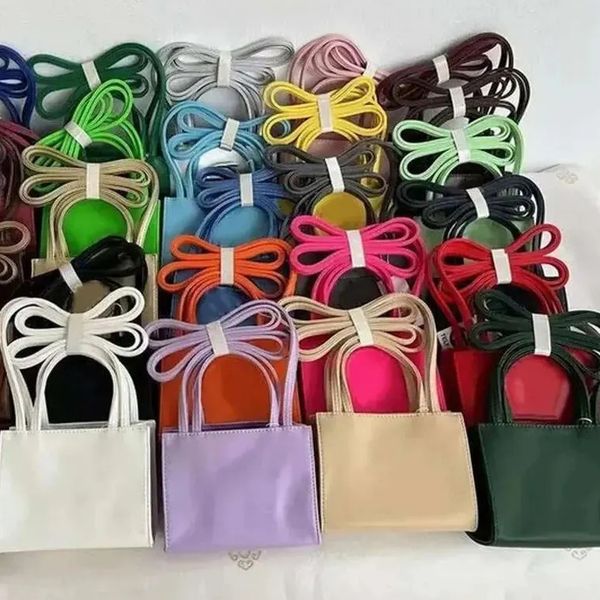 Designer Bag 3 Sizes Tote Shoulder Bags Soft Leather Mini Handbags Women Handbag Crossbody Fashion Shopping Pink White Purse Satchels 3140