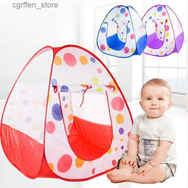 Toy Tents ChildrenS Pop-Up Game Tent Game Indoor And Outdoor Dot Tent House Toys Convenient To Carry Perfect ChildrenS Gifts L410