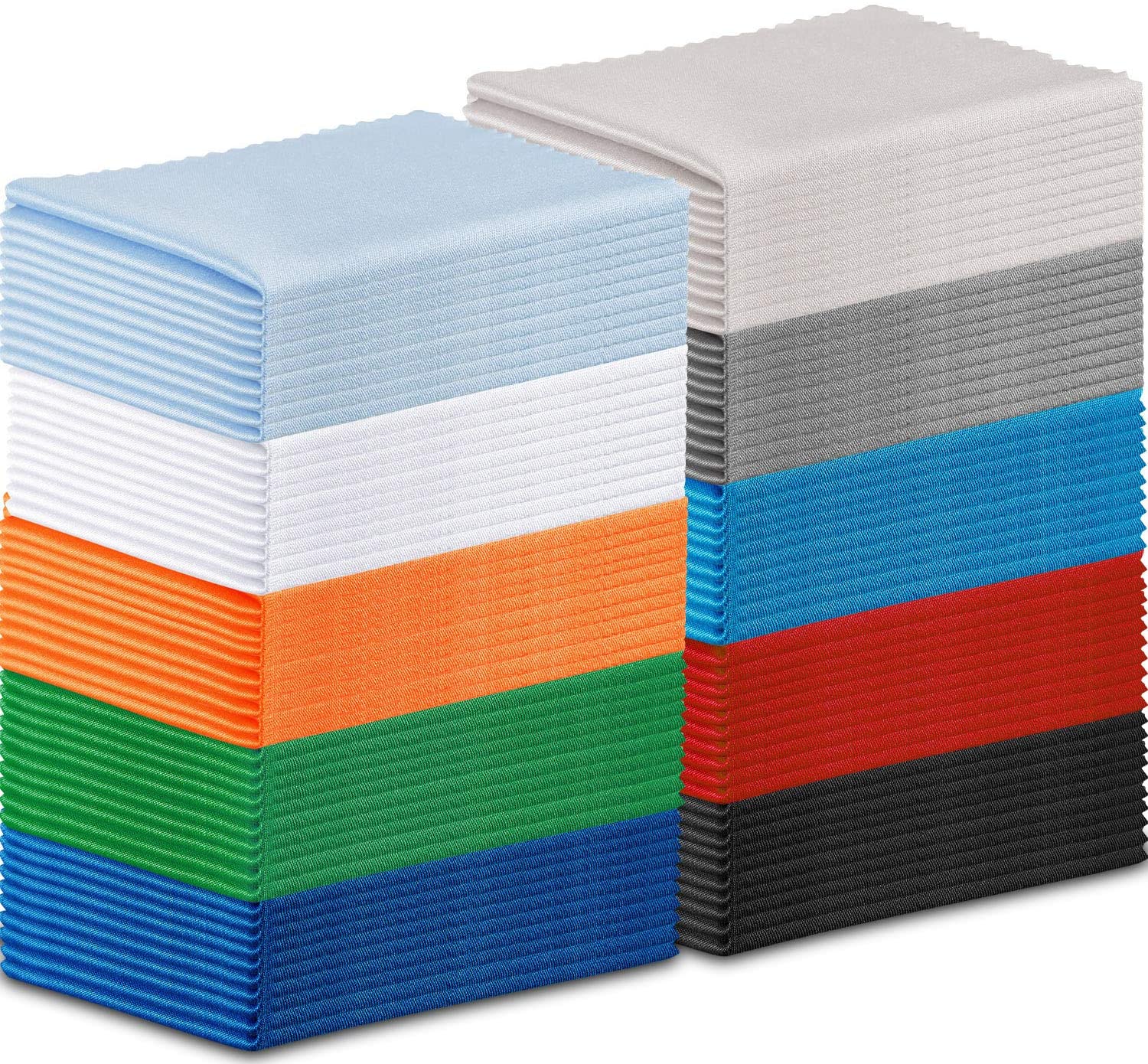 Microfiber Optical Lens Cleaning Cloth for Sunglasses Glasses Ready Goods for Car Wash Wine Wet Towel Screen Cleaners-MOQ 100pcs