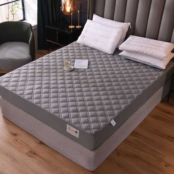 High quality solid color 100% pure cotton bedding cover single queen customized anti mite bed cover not including pillowcase W240907
