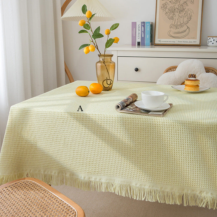 White Lace Retro Round Table Coffee Table Bedside Table Sofa Refrigerator Dust Cover r13