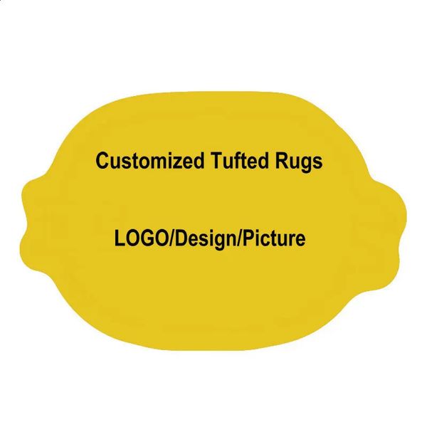 Customized tufted carpet round square irregular carpet bath mat customized picture door direct wholesale 240903