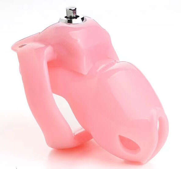 AIZHILAN 2024 new design PVC lockabel Chastity Cage for men.