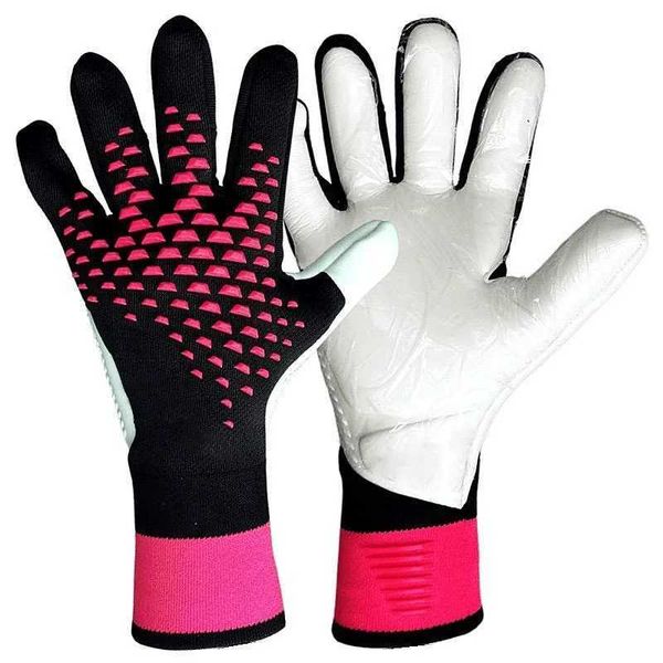Kids Adults Latex Goalkeeper Gloves Thickened Football Profional Protection Teenager Goalkeeper Soccer Goalie Football GlovesXJ250103