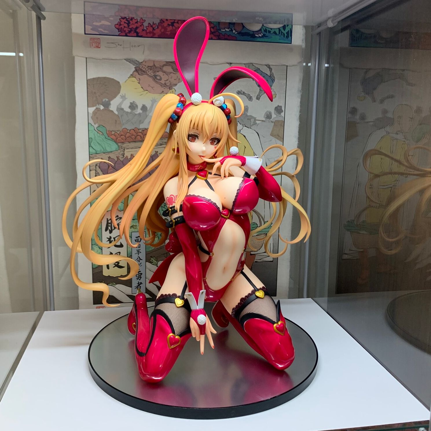 Movie Games 35cm Native Binding Caroline Lily 1-4 Bunny Girl Figure Pvc Action Figures Adult Collection Model toy Doll Gift