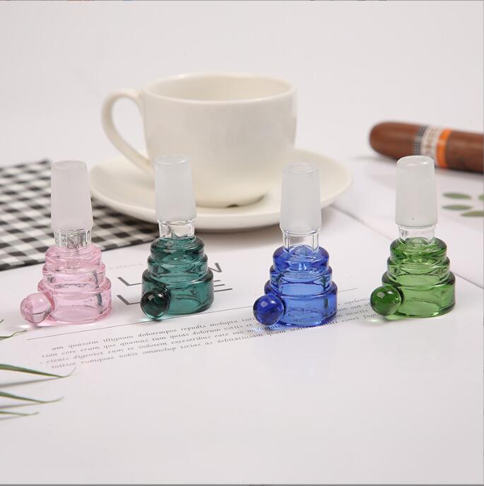 Manufacture Thick Glass Bowl For Hookah 14mm Male Joint Colour Funnel Bowls Smoking Piece Tool For Tobacco Bong Oil Dab Rig Burning Water Pipes