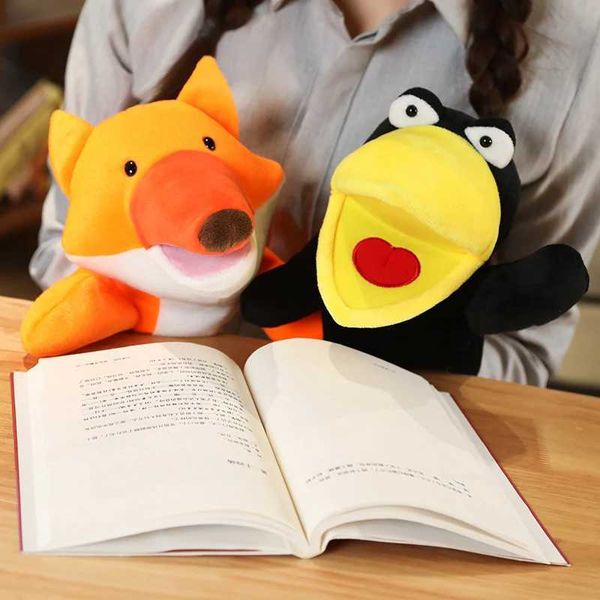 Plush Hand Puppet Soft Animals Puppet Bird Fox Hand Puppet For Kids Adult Pretend Playing Dolls X2501291