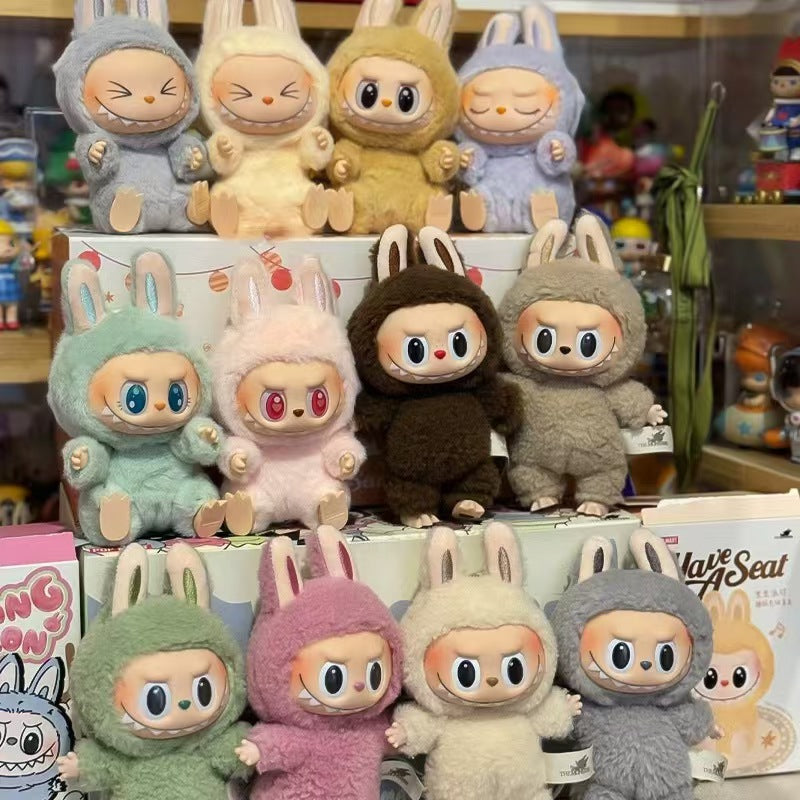 labubu LaBuBu V3 V2 V1 Monsters Big Into Energy SeriesBlind Box Kawaii Figure Face doll clothes Doll Keychain Decor Gift blind bag with box 219