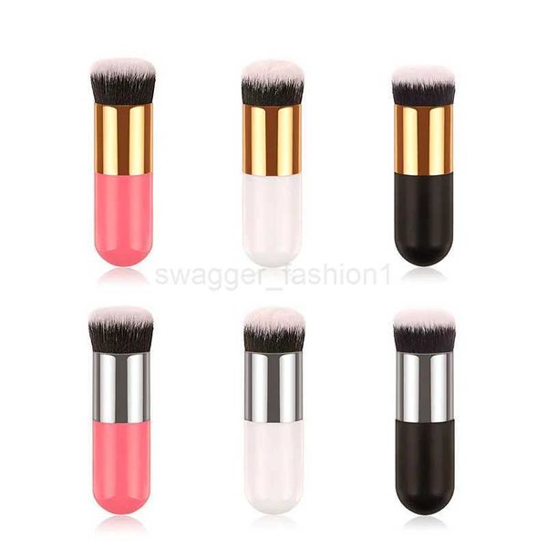 New Foundation Brush Flat Cream Makeup Brushes Professional Blush Eyeshadow Kabuki Mixing Makeup Brush Basic Beauty ToolsXJ240807