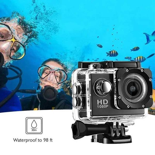 Sports Action Video Cameras Full HD 1080P Waterproof Camera 2.0 Inch Camcorder Sports DV Go Car Cam Pro Mini Sports DV Camcorder With Cam Ac