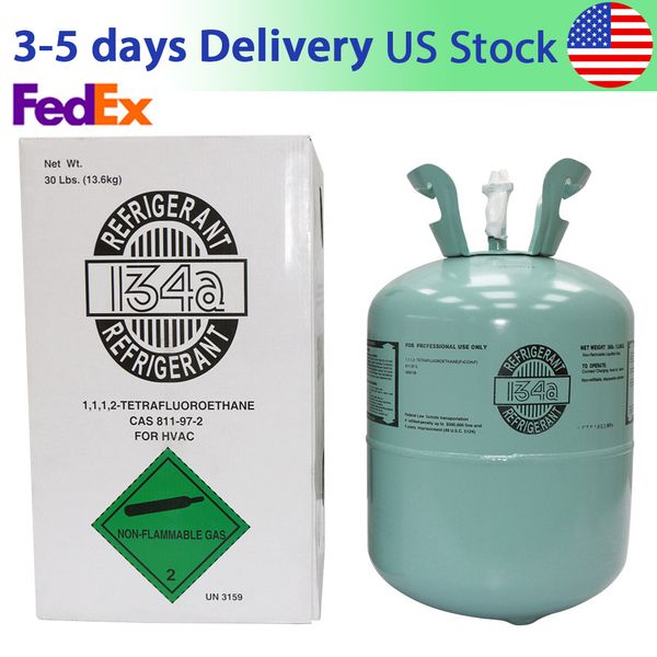 R134A 30lb Refrigerant Freon Steel Packaging Tank Cylinder for Air Conditioners