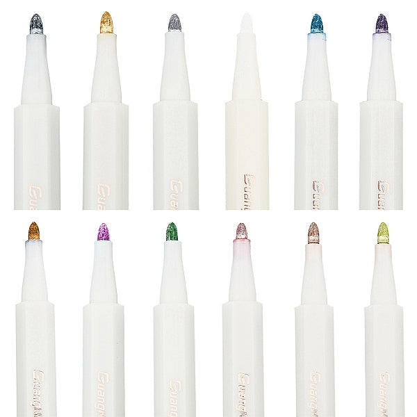 12 Stück Metallic-Marker