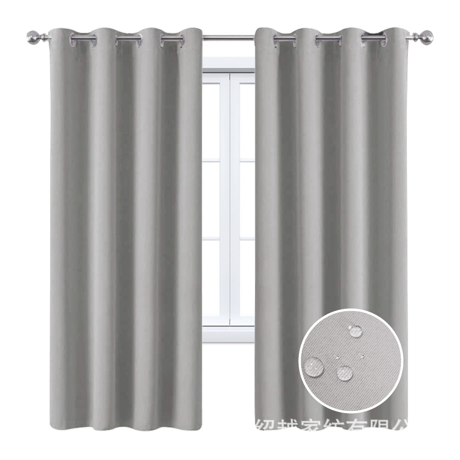 YL-36815 factory wholesale cross-border full blackout cloth solid color balcony sun protection heat insulation outdoor waterproof curtain
