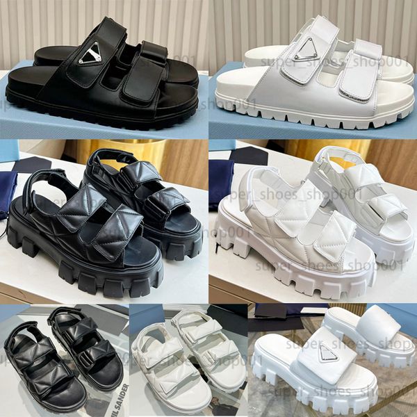 Designers Slippers Womens Slippers Summer Sliders Slippers Fashion triangle Sliders fashion sandal Flat Comfort Mules Scuffs Casual Shoes St