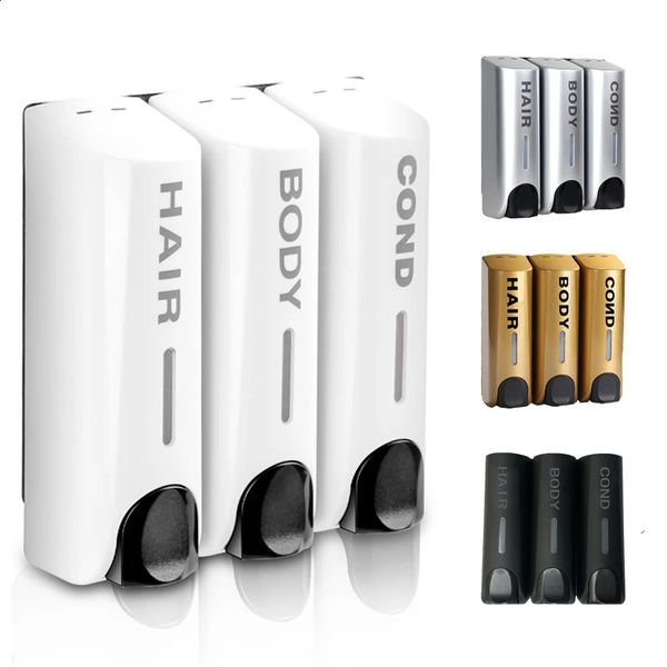 DoubleTriple 350ml Soap Dispenser Wall-mount Shower Bath Shampoo Dispenser Liquid Soap Container Bathroom Accessories 240902