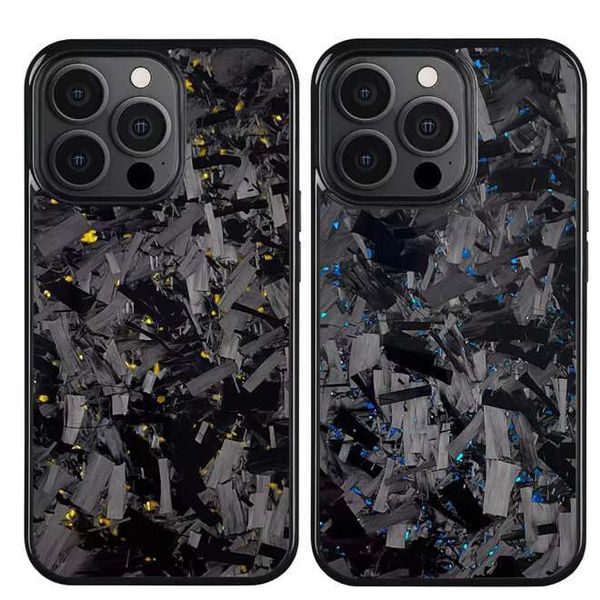 big grain Carbon Fiber Case Fashion Mobile Phone Cover Cases For iPhone 16-15 Pro-Pro Max