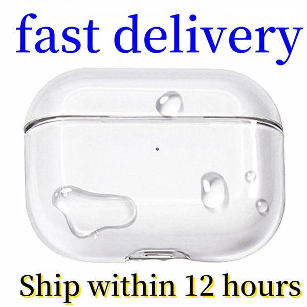 USA Stock For Airpods pro 2 airpod 3 airpodspro Earphones Bluetooth Headphone Accessories Solid Silicone Protective Cover Wireless Charging