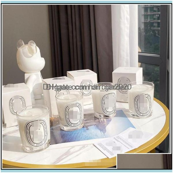 Candles 190G Scented Candle Including Box Dip Colllection Bougie Pare Home Decoration Collection Item Drop Delivery 2022 Garden Dhva0 Dhl6A